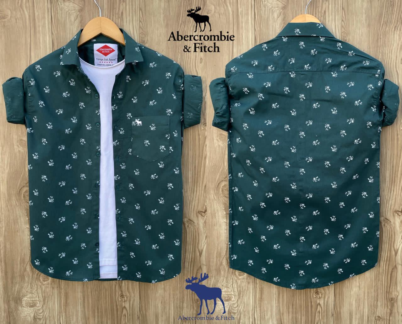 Seasons Green Printed Cotton Shirts - Fashion Greet Seasons Green Printed Cotton Shirts - Fashion Greet