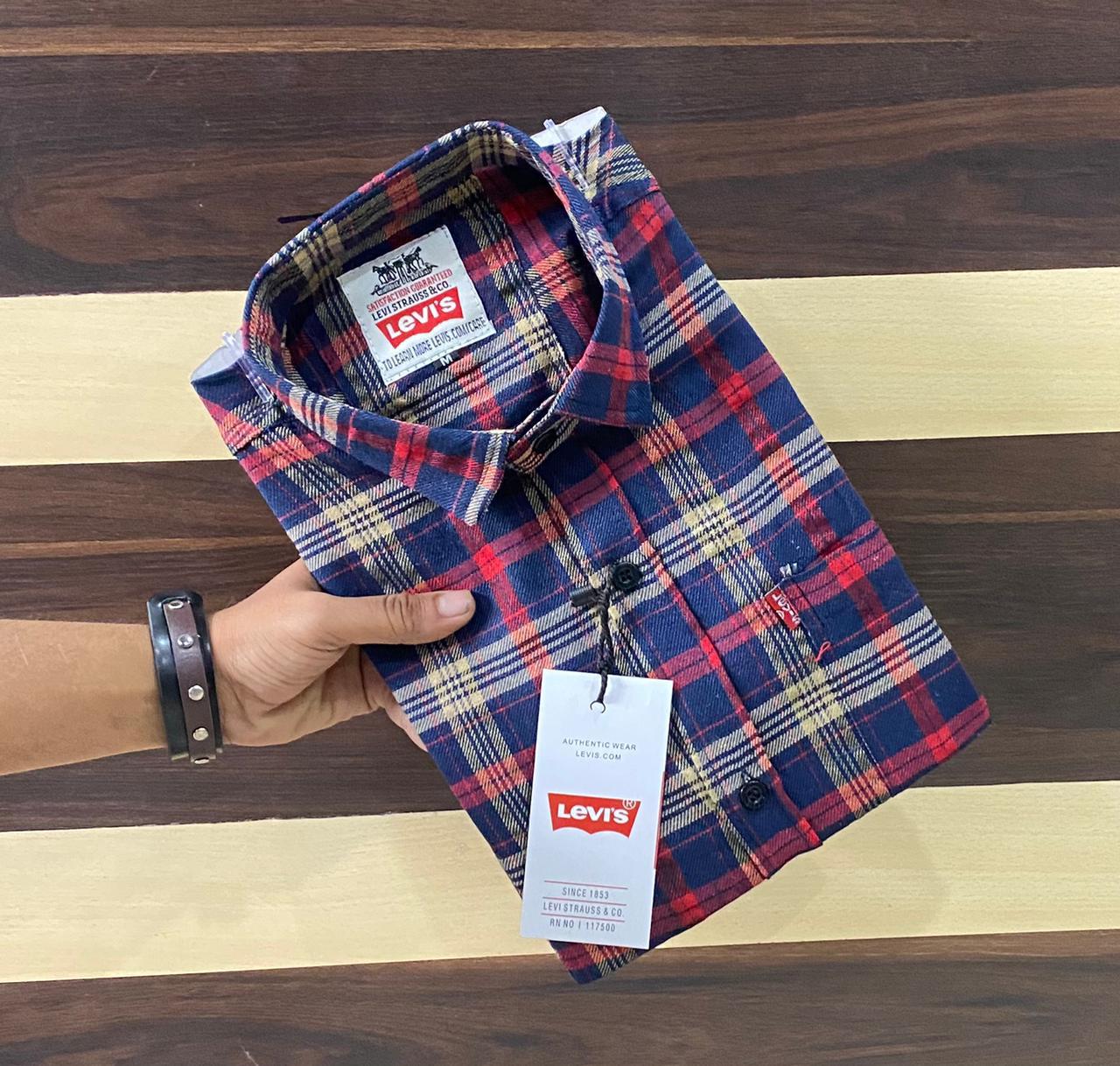 Classic Blue Check Regular Fit Shirts - Fashion Greet Classic Blue Check Regular Fit Shirts - Fashion Greet