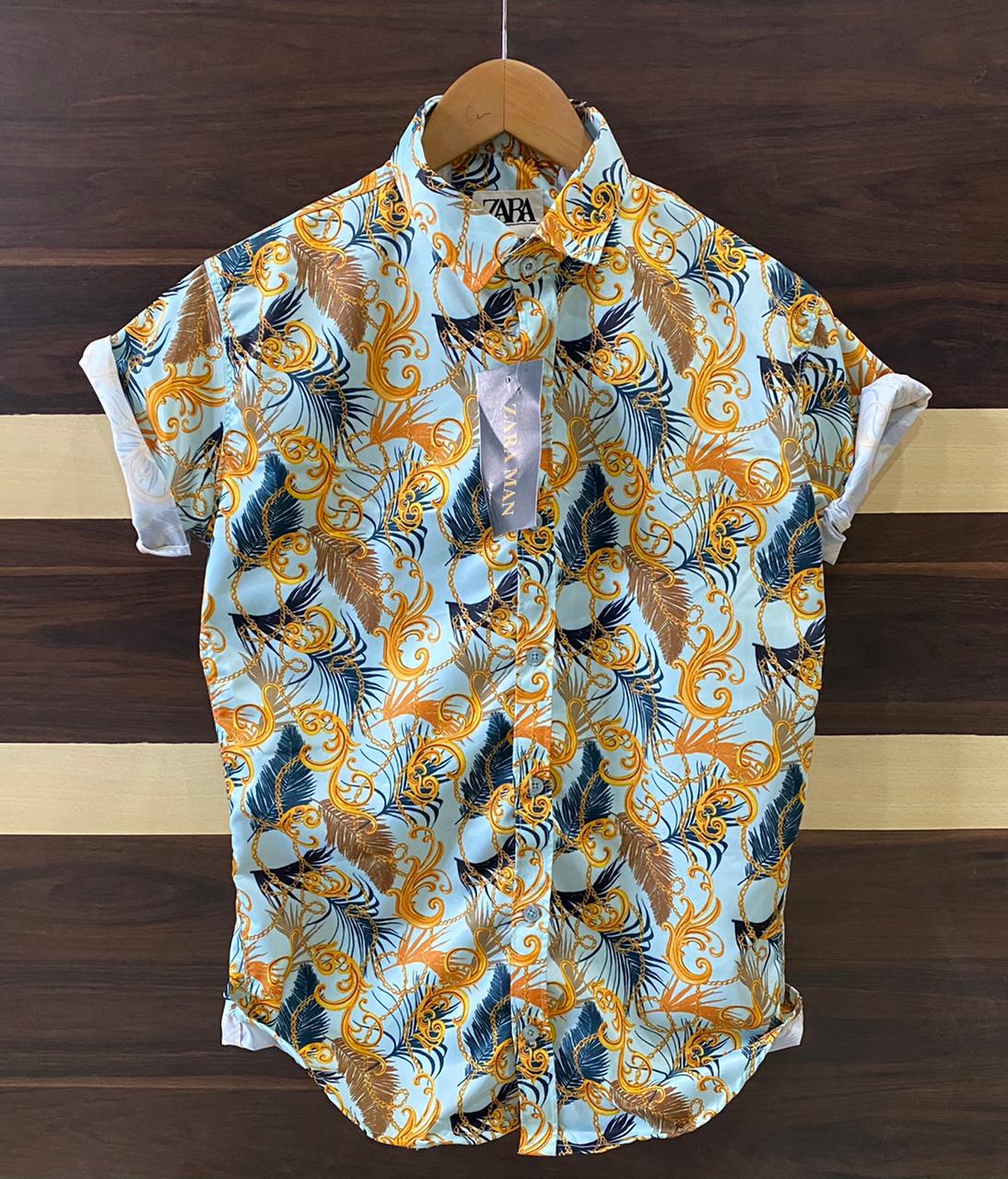 Designer Men Floral Printed Shirts - Fashion Greet