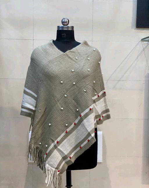 Stylish Feminine Imported Wool Women’s Ponchos - Fashion Greet Stylish Feminine Imported Wool Women’s Ponchos - Fashion Greet