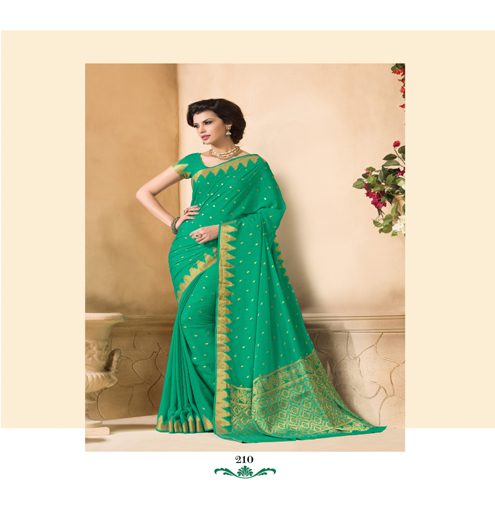 Sakshi Magnificient Green Color Saree - Fashion Greet Sakshi Magnificient Green Color Saree - Fashion Greet