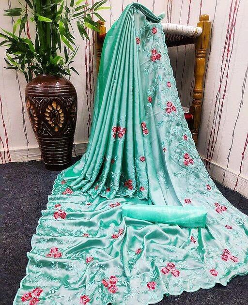 Jivika Blue Fashionable Sarees - Fashion Greet Jivika Blue Fashionable Sarees - Fashion Greet
