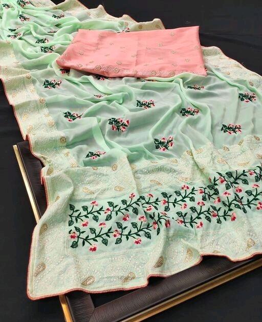 Myra Attractive Satin Silk Sarees - Fashion Greet Myra Attractive Satin Silk Sarees - Fashion Greet
