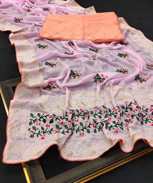 Myra Attractive Pink Satin Silk Sarees - Fashion Greet Myra Attractive Pink Satin Silk Sarees - Fashion Greet