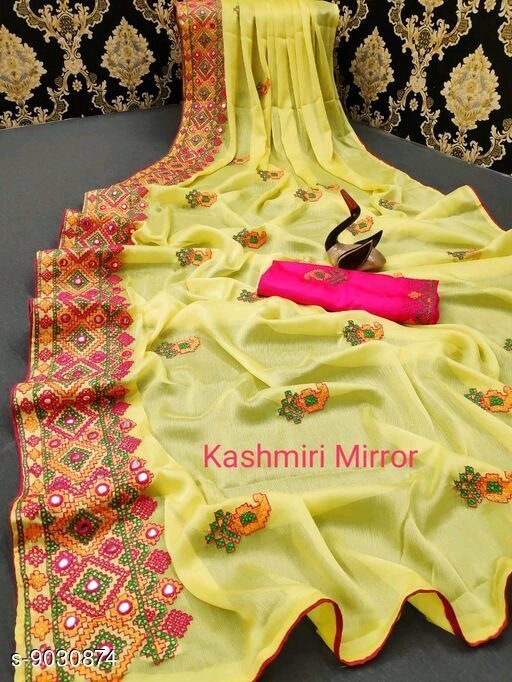 Aakarsha Superior Light Green Embroidered Sarees - Fashion Greet Aakarsha Superior Light Green Embroidered Sarees - Fashion Greet