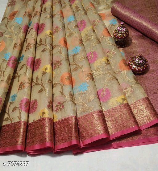 Aagyeyi Petite Floral Printed Multi Sarees - Fashion Greet Aagyeyi Petite Floral Printed Multi Sarees - Fashion Greet