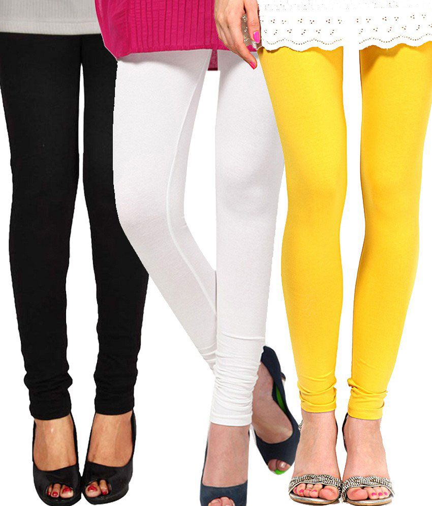 Pack of 3 Comfortable Leggings - Fashion Greet Pack of 3 Comfortable Leggings - Fashion Greet
