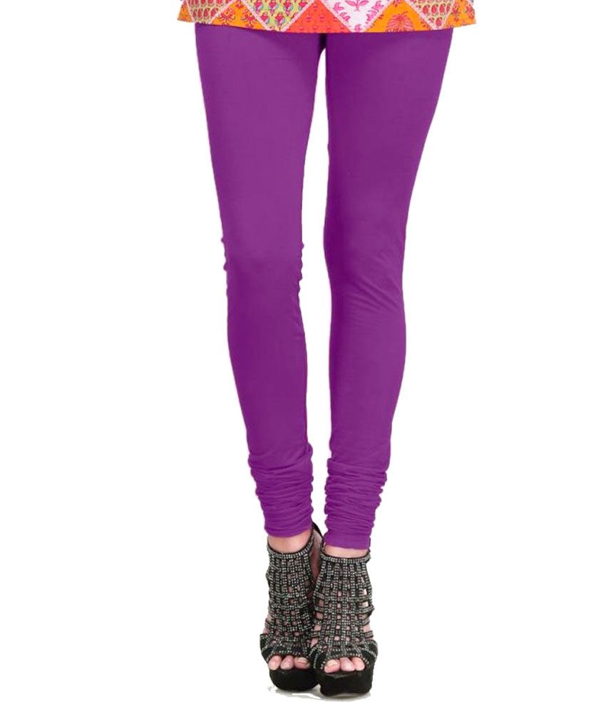 Soft Purple Hosiery Leggings - Fashion Greet
