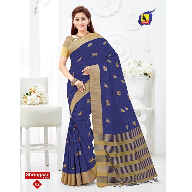Shringaar Butta Chanderi Silk Saree With Blouse Piece - Fashion Greet Shringaar Butta Chanderi Silk Saree With Blouse Piece - Fashion Greet