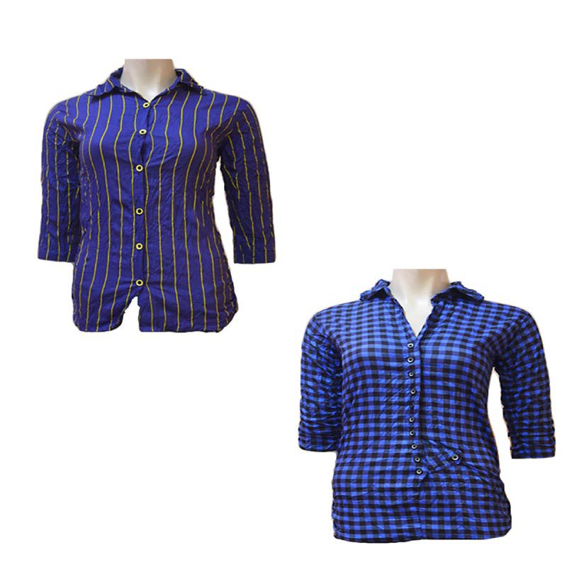 Women Casual Shirt Pk 2 - Fashion Greet Women Casual Shirt Pk 2 - Fashion Greet