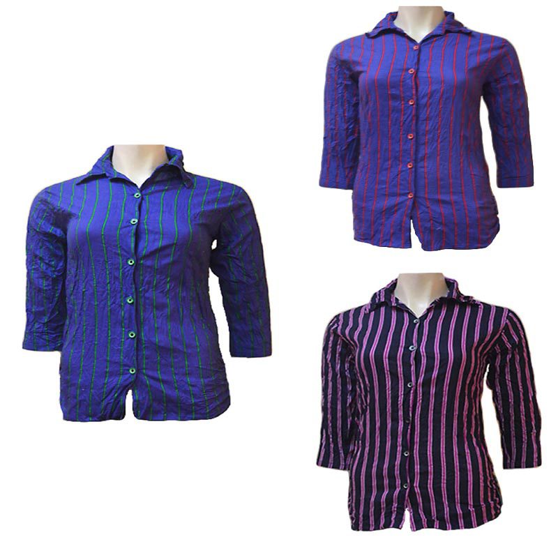 Pk 3 Comfort Women Casual Shirt - Fashion Greet Pk 3 Comfort Women Casual Shirt - Fashion Greet