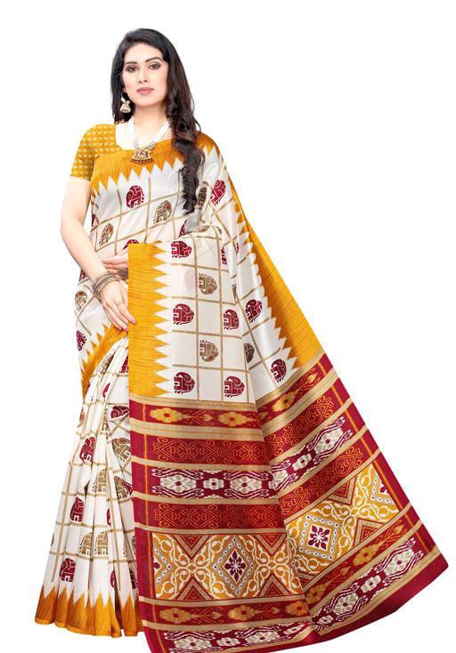 Stylish Women’s White Check Printed Saree - Fashion Greet Stylish Women’s White Check Printed Saree - Fashion Greet
