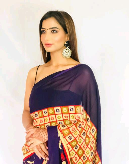 Aagyeyi Classy Multi Printed Sarees - Fashion Greet Aagyeyi Classy Multi Printed Sarees - Fashion Greet