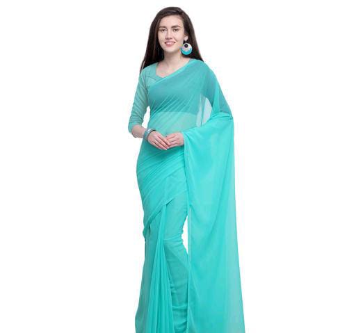 Jivika Drishya Sky Blue Printed Sarees - Fashion Greet Jivika Drishya Sky Blue Printed Sarees - Fashion Greet