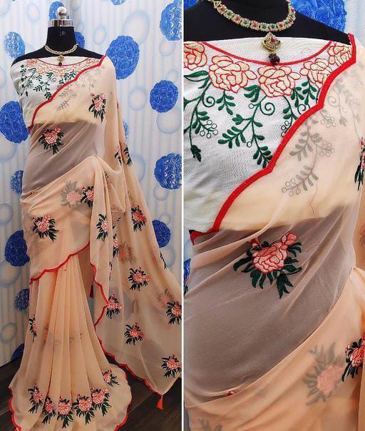 Chitrarekha Classic Embellished Sarees - Fashion Greet Chitrarekha Classic Embellished Sarees - Fashion Greet