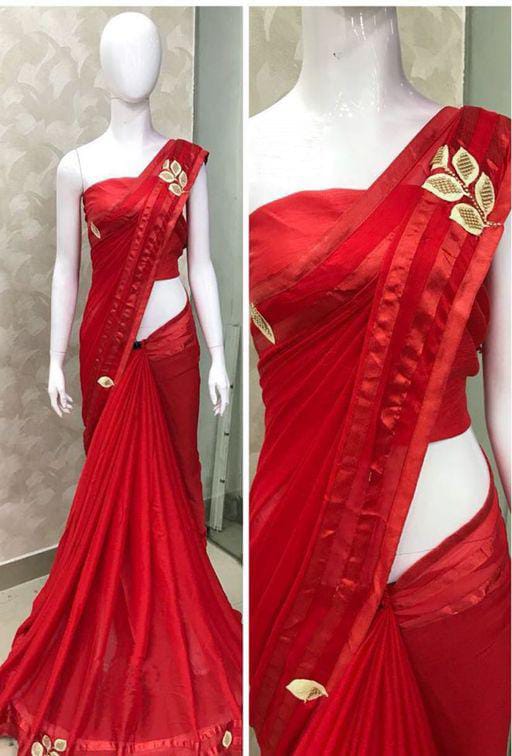 Abhisarika Refined Maroon Georgette Sarees - Fashion Greet Abhisarika Refined Maroon Georgette Sarees - Fashion Greet