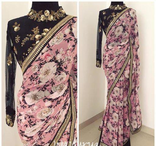 Diva Stunning Multi Printed Women’s Sarees - Fashion Greet Diva Stunning Multi Printed Women’s Sarees - Fashion Greet