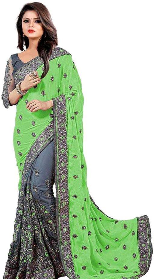 Myra Classic Georgette Embroidered Sarees - Fashion Greet Myra Classic Georgette Embroidered Sarees - Fashion Greet