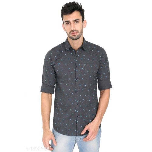 Stylish Trendy Polka Dot Mens Shirts - Fashion Greet Stylish Trendy Polka Dot Mens Shirts - Fashion Greet
