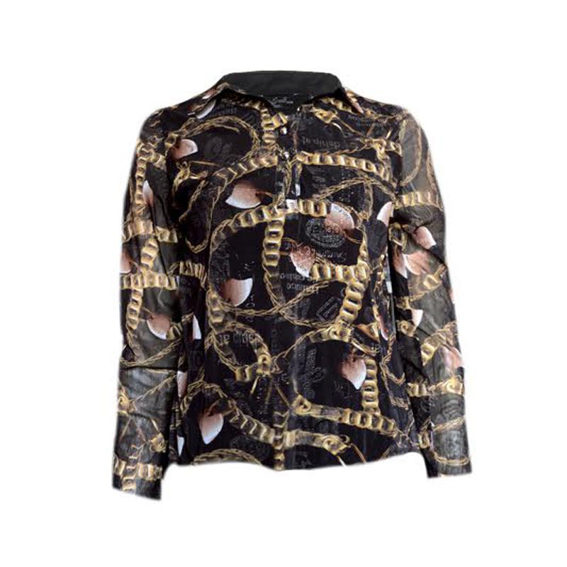 Red Fox Printed Full Sleeve Tunic Top - Fashion Greet Red Fox Printed Full Sleeve Tunic Top - Fashion Greet
