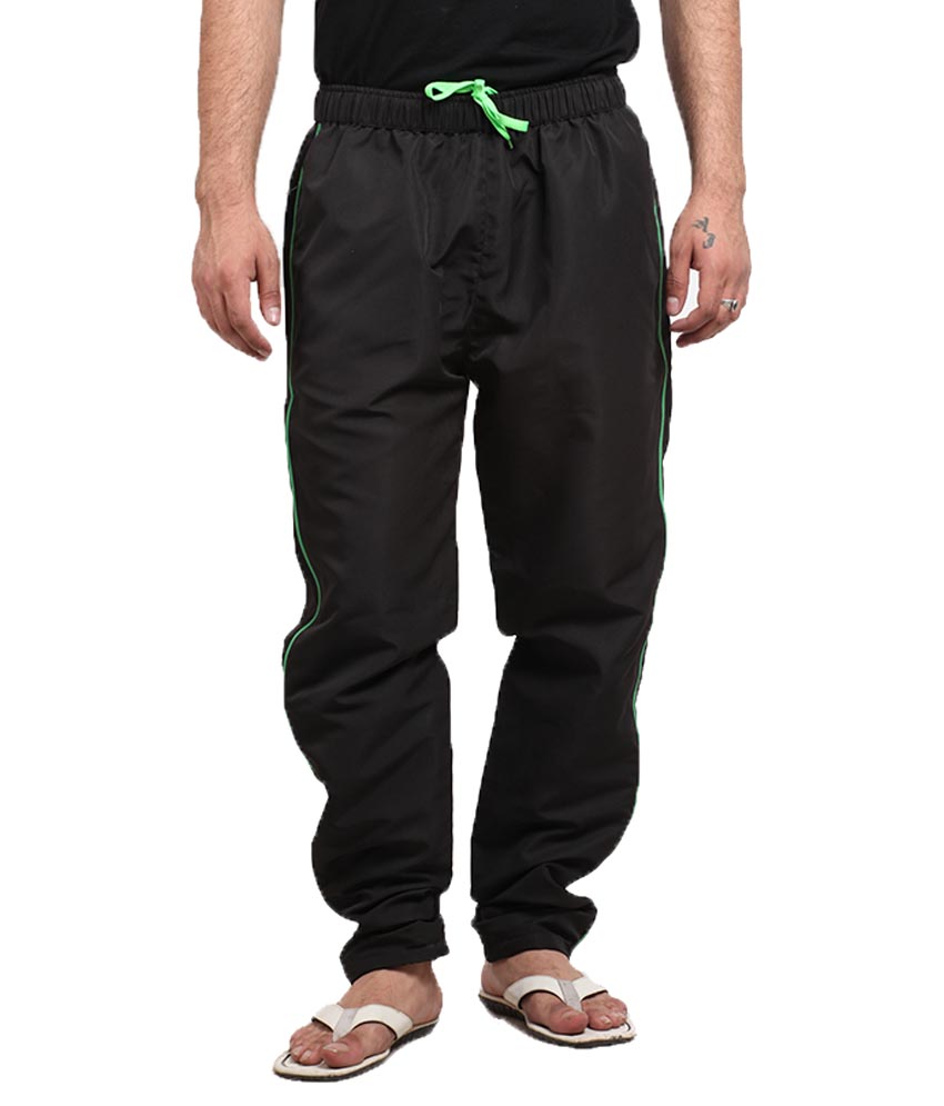 Black Cotton Trackpant - Fashion Greet Black Cotton Trackpant - Fashion Greet