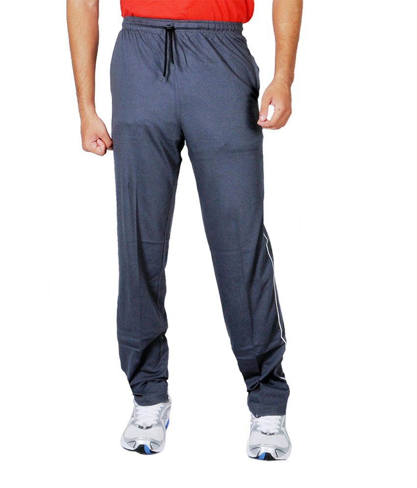 Blue Cotton Trackpant - Fashion Greet Blue Cotton Trackpant - Fashion Greet