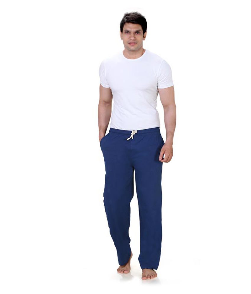 Blue Fleece Trackpants - Fashion Greet Blue Fleece Trackpants - Fashion Greet