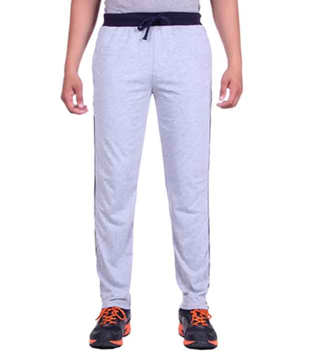 Gray Cotton Trackpant - Fashion Greet Gray Cotton Trackpant - Fashion Greet