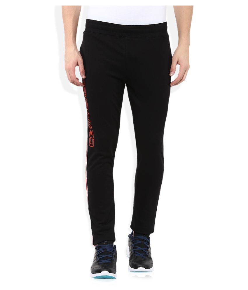 Black Cotton Trackpants - Fashion Greet Black Cotton Trackpants - Fashion Greet