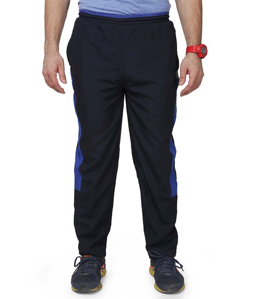Navy Polyester Trackpant - Fashion Greet Navy Polyester Trackpant - Fashion Greet