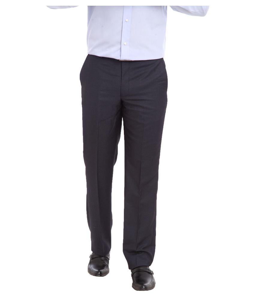 Black Regular Pleated Trouser - Fashion Greet Black Regular Pleated Trouser - Fashion Greet