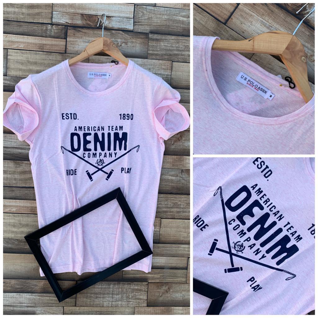 Classy Pink Half Sleeves T-Shirt - Fashion Greet Classy Pink Half Sleeves T-Shirt - Fashion Greet