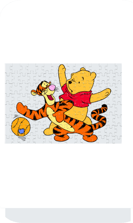 Jigsaw Puzzle with Winnie the pooh - Fashion Greet Jigsaw Puzzle with Winnie the pooh - Fashion Greet