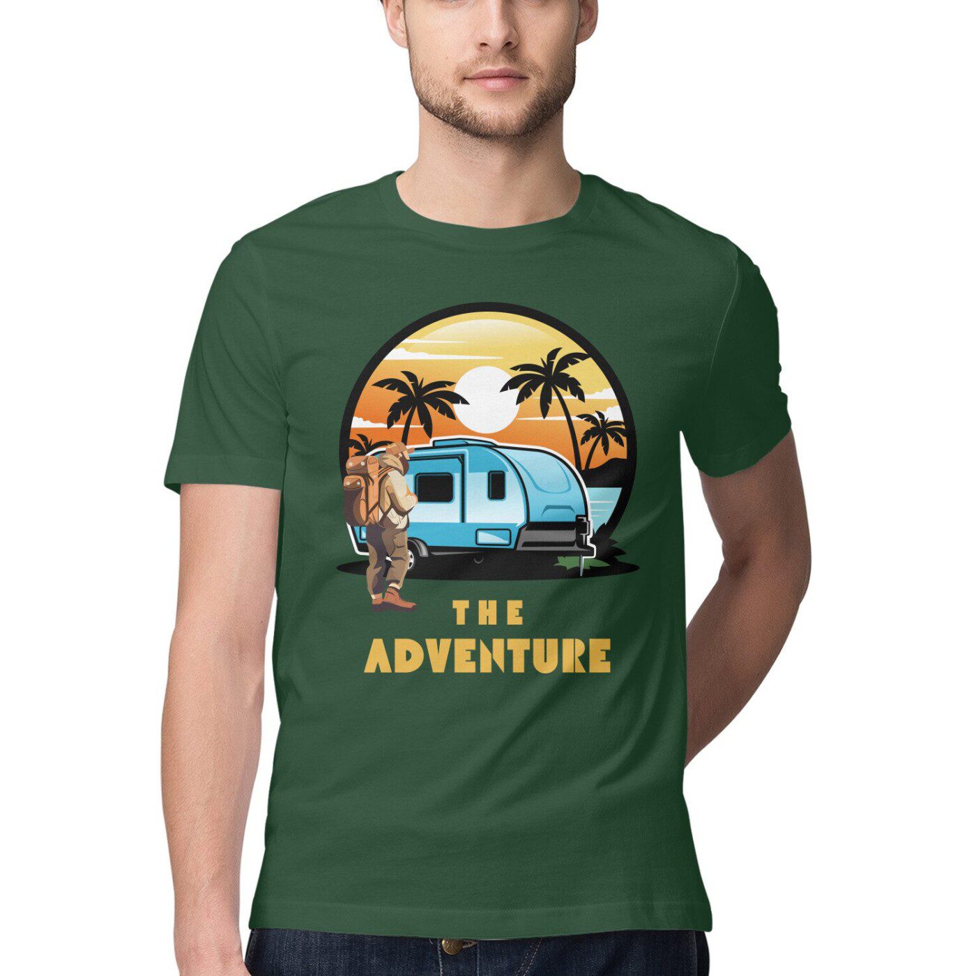 Men T-Shirt – The Adventure - Fashion Greet
