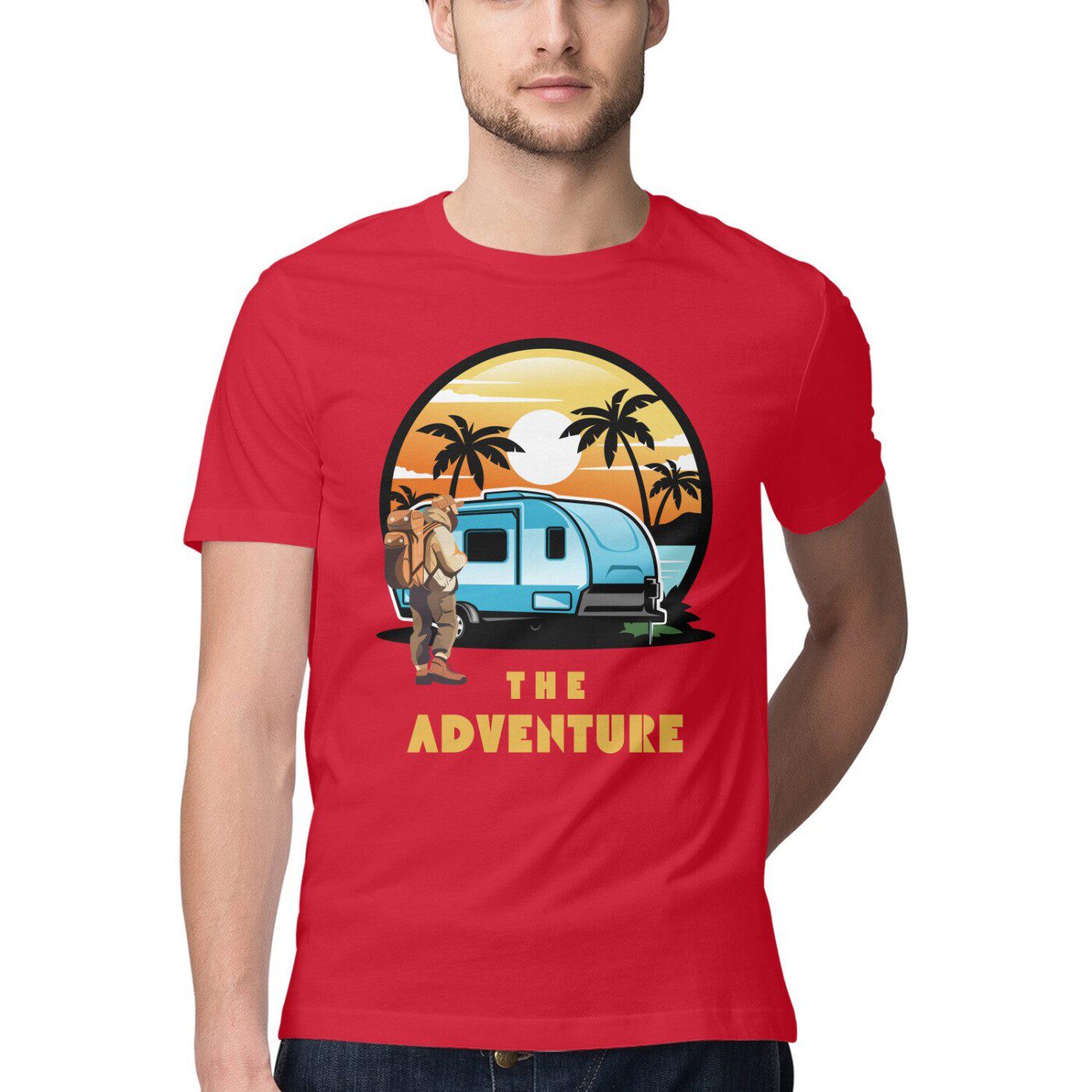 Men T-Shirt – The Adventure - Fashion Greet