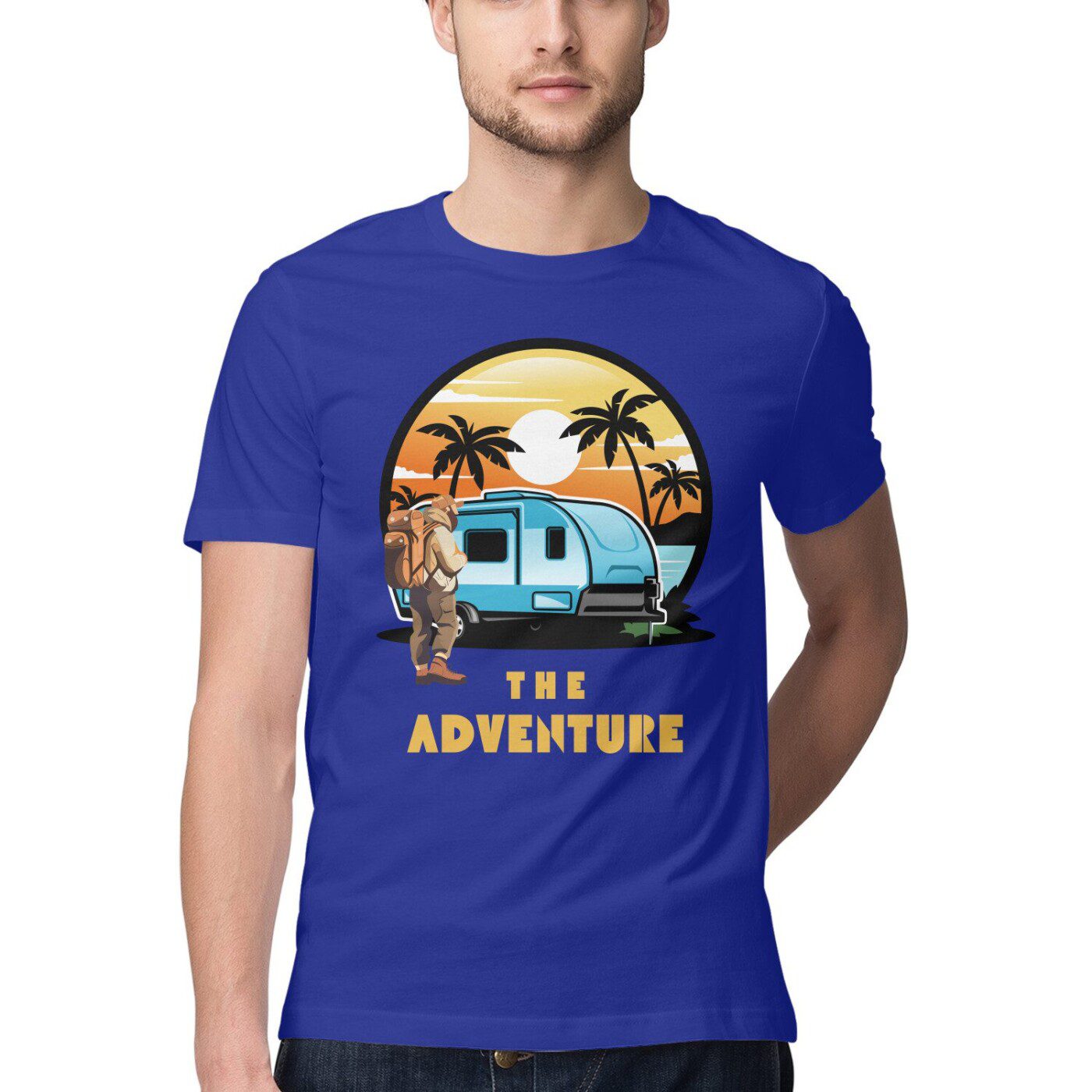 Men T-Shirt – The Adventure - Fashion Greet