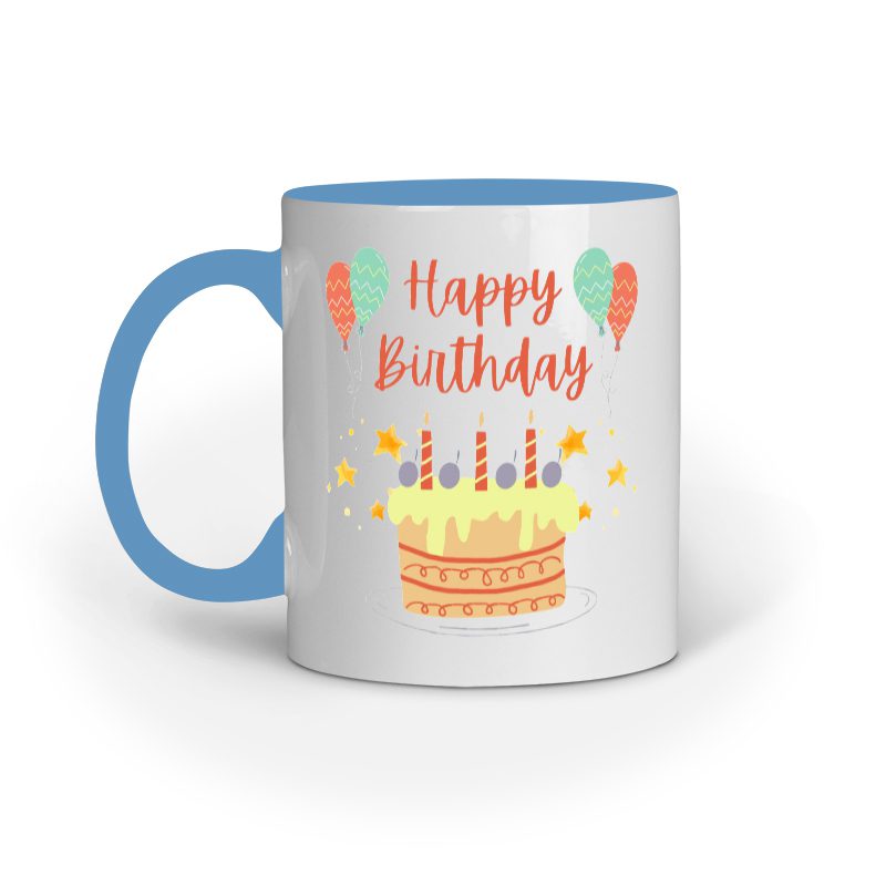 Coffee Mug printed with Happy Birthday - Fashion Greet