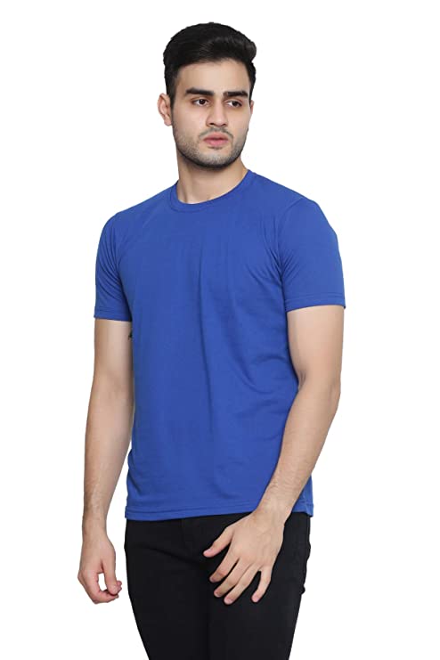 Season Solid Round Neck & Half Sleeve Tshirt for Men - Fashion Greet