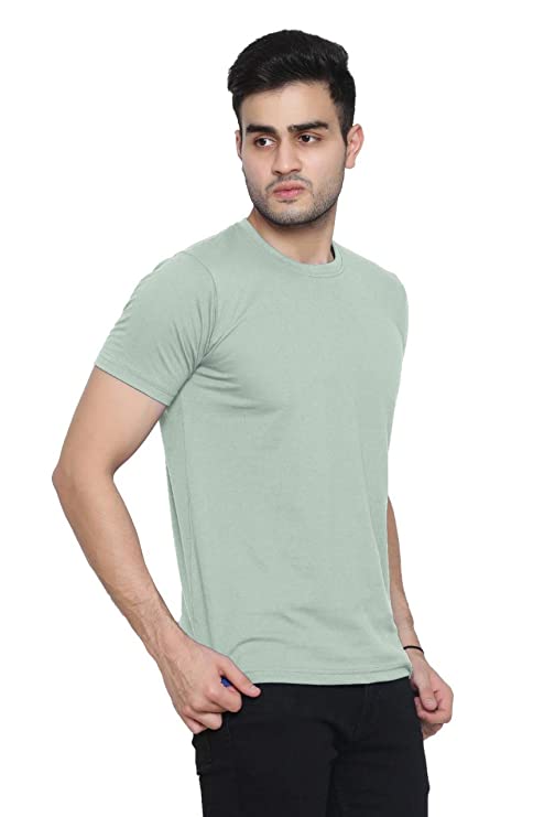Season Solid Round Neck Tshirt for Men Half Sleeve - Fashion Greet