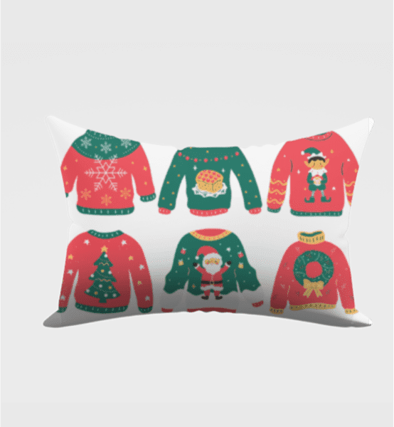 Pillow Cover - Christmas Sweaters Pattern