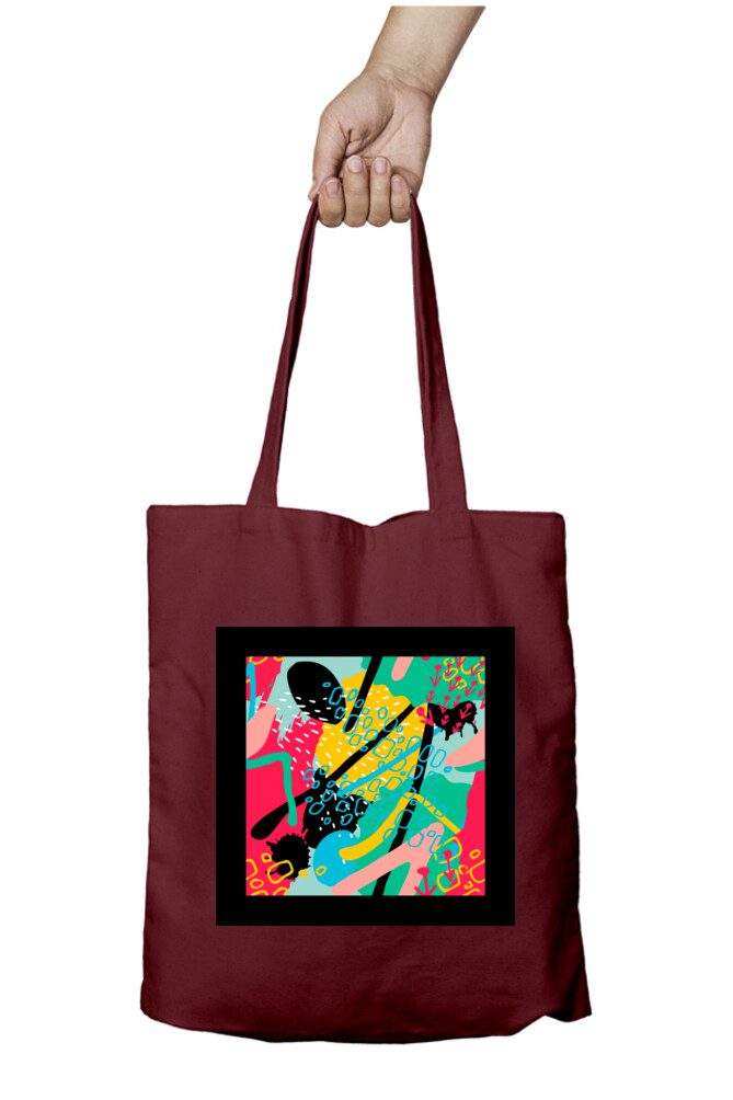 Colorful Abstract Style Tote Bag - Fashion Greet