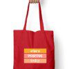 Tote Bag with Zipper – Be Positive Today - Fashion Greet