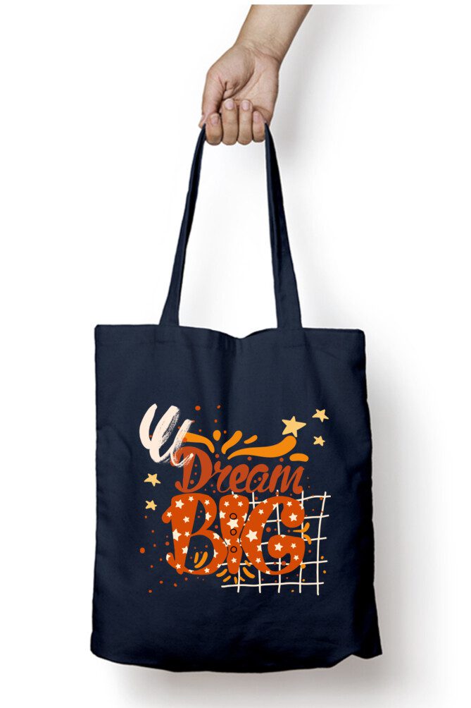 Tote bag with zipper – Dream Big - Fashion Greet