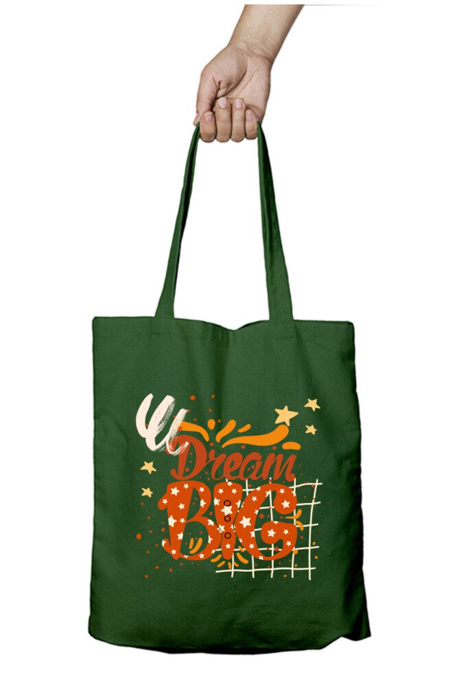 Tote bag with zipper – Dream Big - Fashion Greet