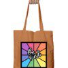 Tote bag with zipper – Be Kind with Rainbow design - Fashion Greet