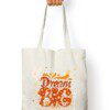 Tote bag with zipper – Dream Big - Fashion Greet