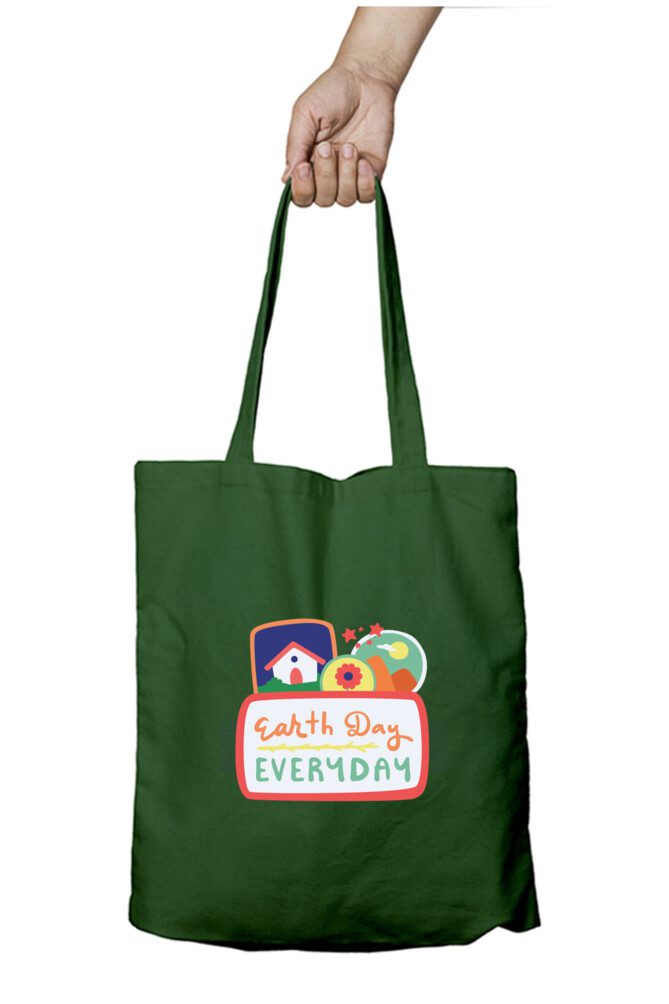 Tote Bag with Zipper – Earth Day Everyday - Fashion Greet