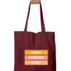 Tote Bag with Zipper – Be Positive Today - Fashion Greet