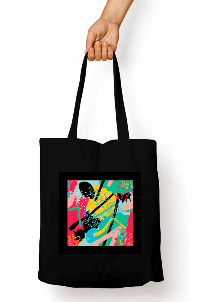 Colorful Abstract Style Tote Bag - Fashion Greet