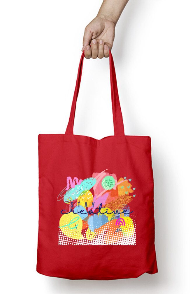 Stay Creative themed tote bag - Fashion Greet